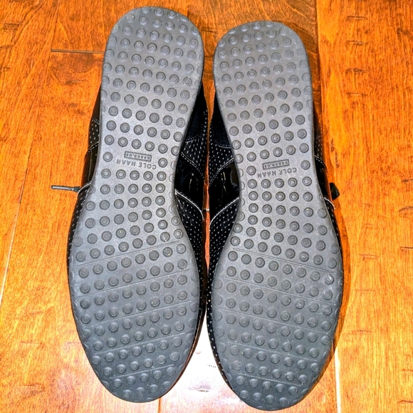 EUC COLE HAAN D44038 US 9B  Grand.OS Womens Black Leather Tennis Loafer Sneaker - Picture 7 of 10